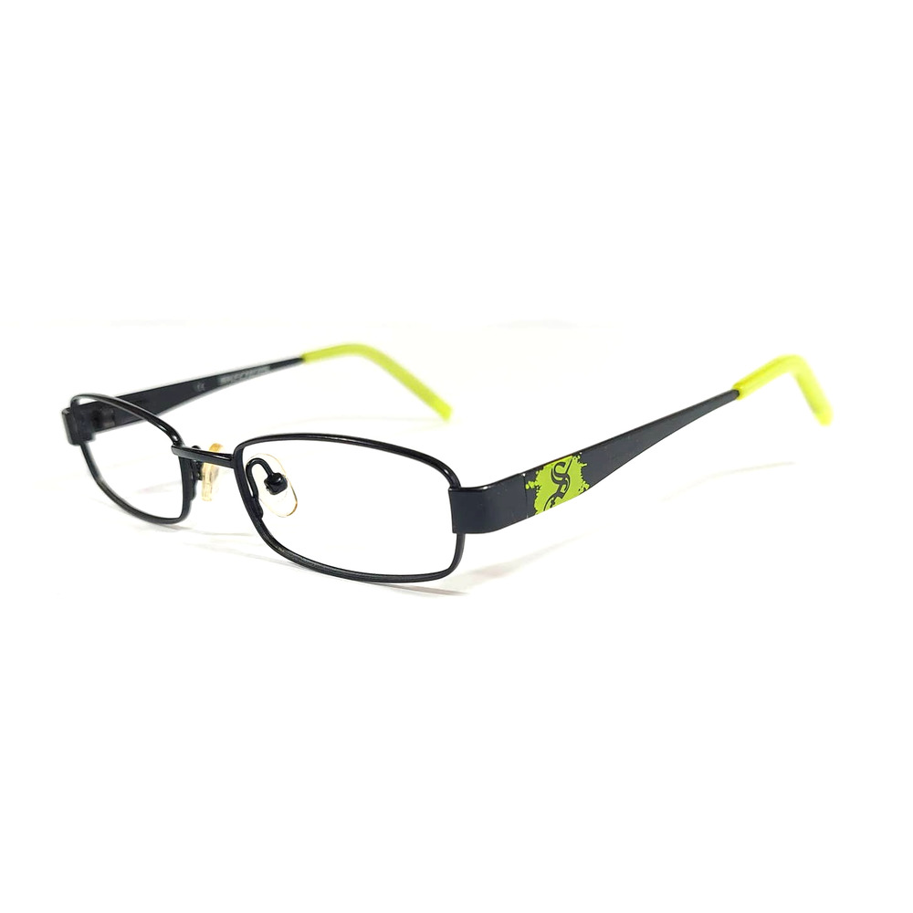 Skechers SK 1016 SBLK 44-16-125 Child Youth Green Black Eyeglasses !FRAMES ONLY!